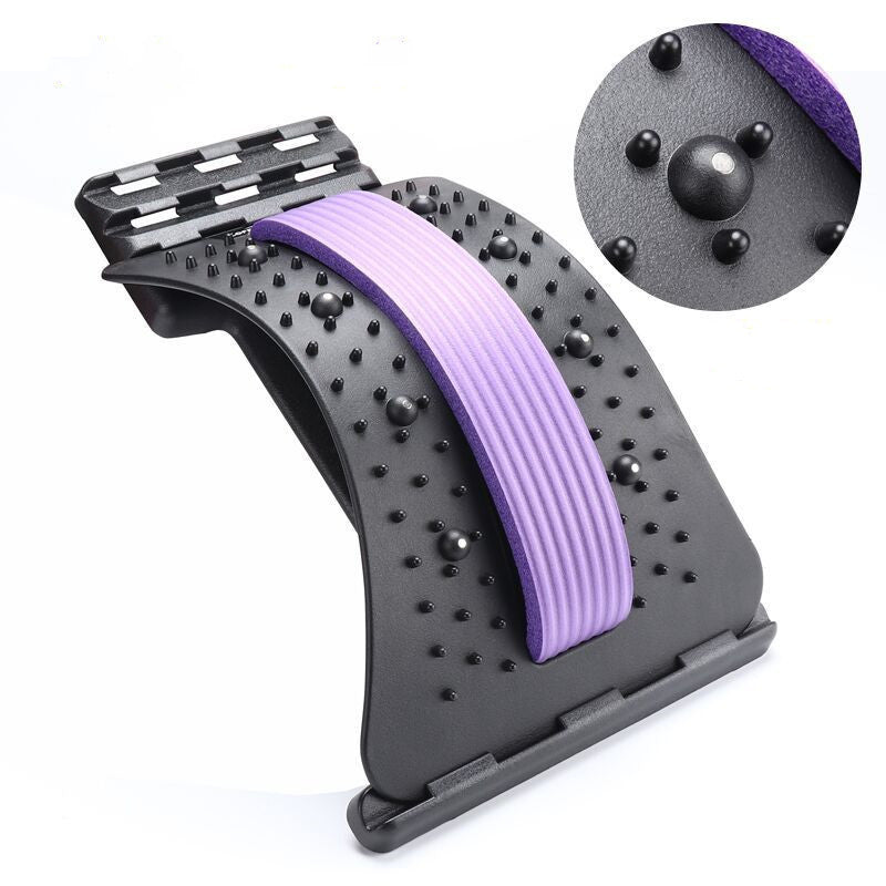 Professional Magnetic Back Arch Support - Advanced ABS & Memory Material Lumbar Massage Board