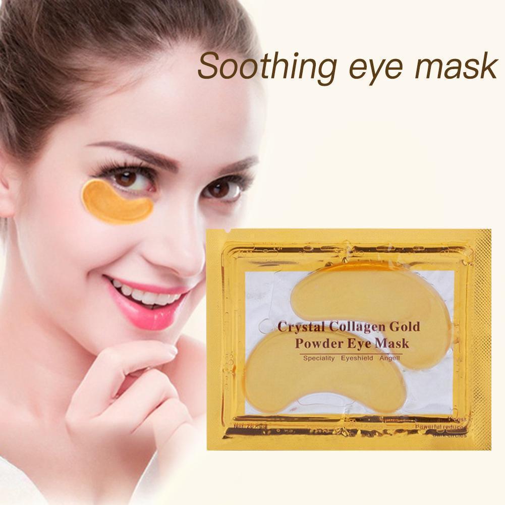 Skönhet Guld Kristall Kollagen Plåster för ögon Anti-aging Akne Ögonmask Koreansk kosmetika Hudvård