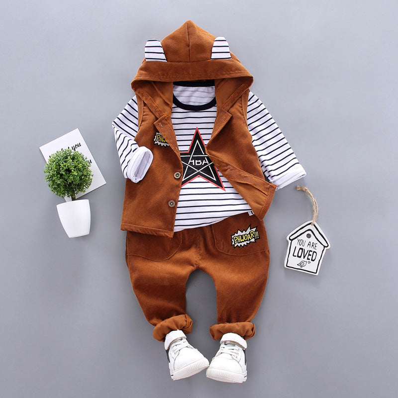 Boys' Autumn Three-Piece Suits