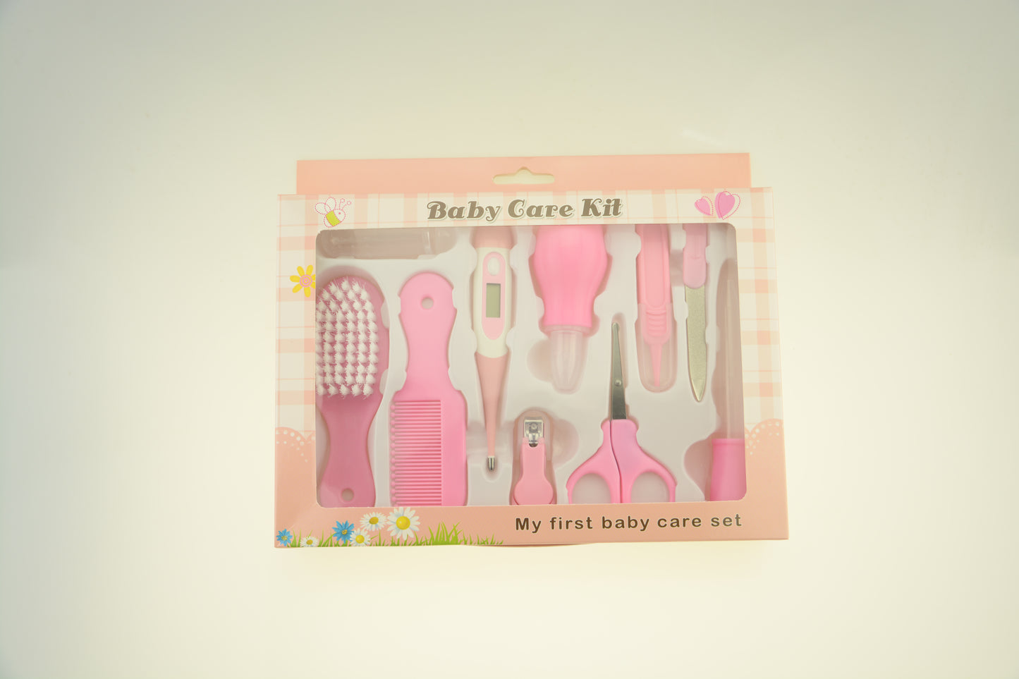 Maternal Infant Care Set - 10 Pieces Plastic Multi-Color Baby | Thermometer Feeding Nasal Manicure