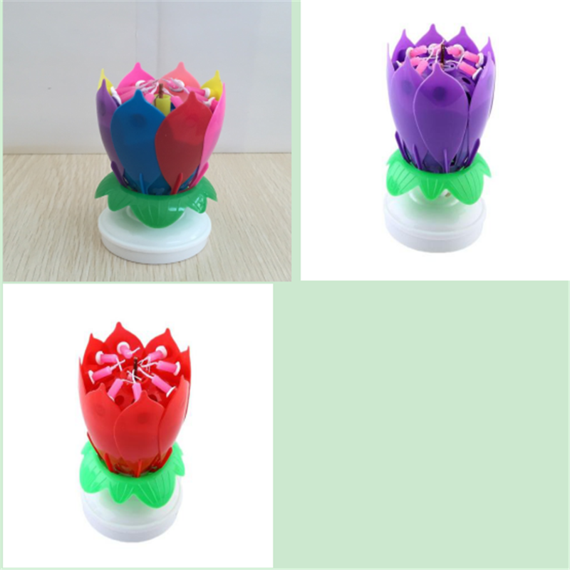 Incroyables bougies de lotus