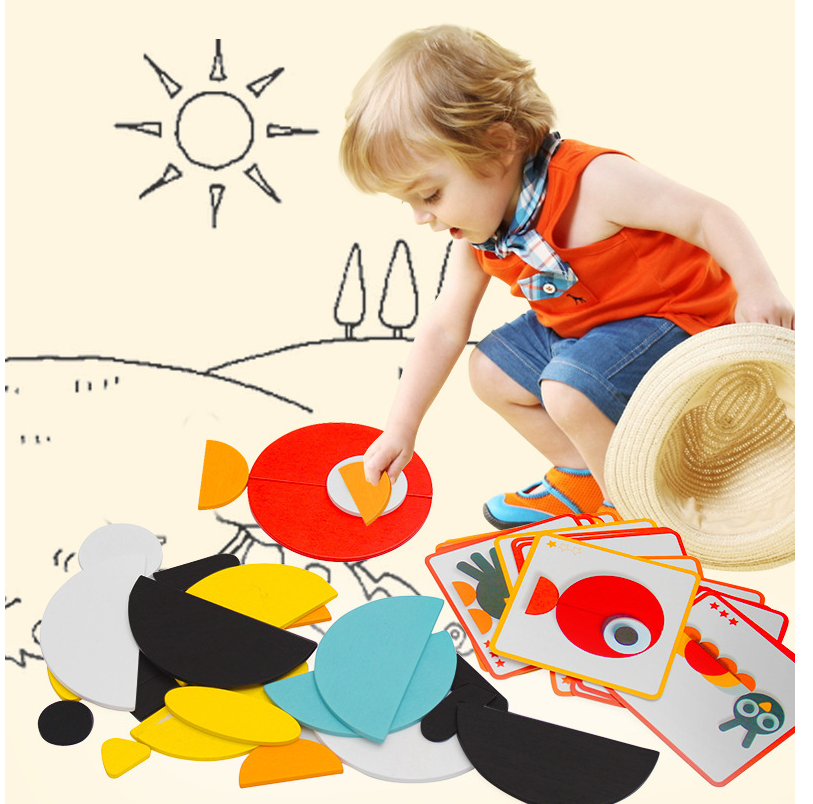 Holiday Tangram Jigsaw 3D Animals Puzzle