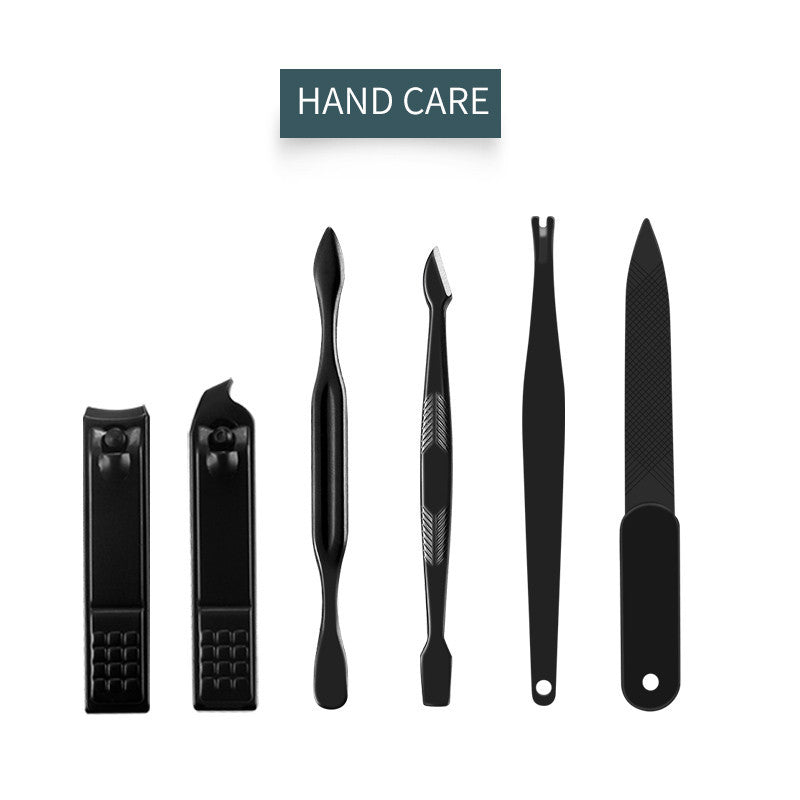 Professional Manicure Set - 16 Pieces 138x110x23mm Stainless Steel | PU Leather Case Gift