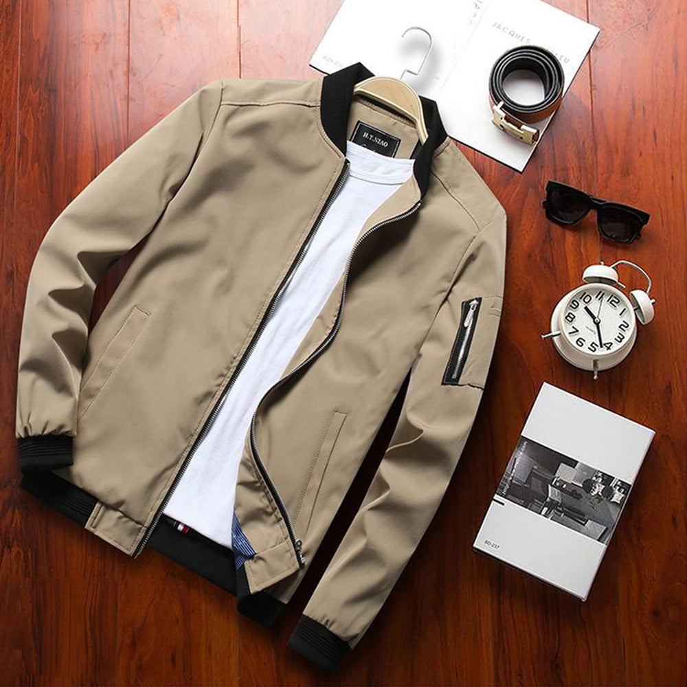Jacka Casual Jacka Mäns Baseball Uniform ungdom trend