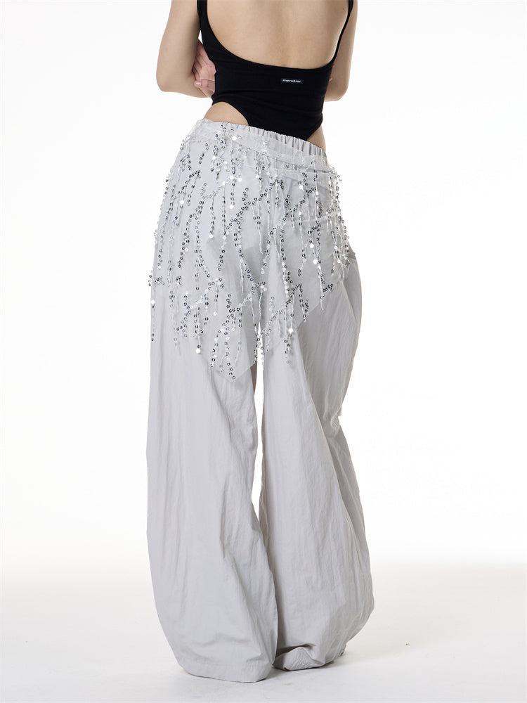 American Retro Hot Girl Fashion Brand Loose Cargo Pants