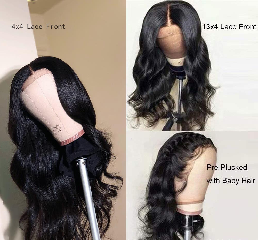 Kroppsvågig Lace Front Peruk För Svarta Kvinnor