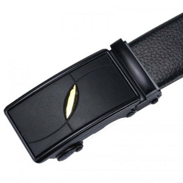 Men's Black Business Fashion Trend Belt - Executive Style