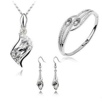 Angel Elf Jewelry Set - Austria Crystal & Alloy