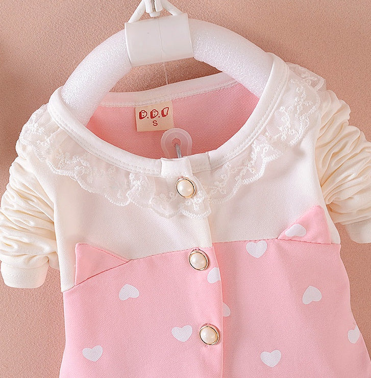 BibiCola Baby Girls Clothing Set - Small Tracksuits