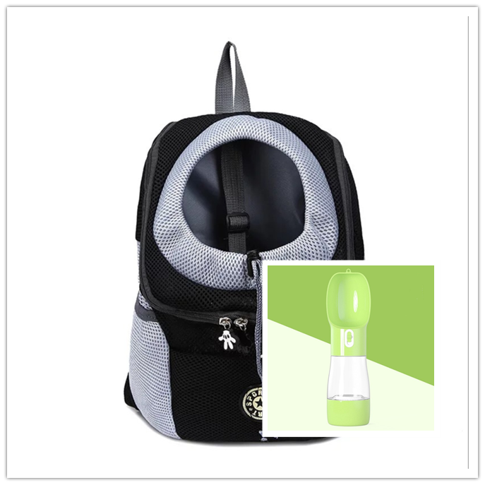 Pet Dog Carrier Carrier For Dogs Ryggsäck Ut Dubbel axel Bärbar Travel Outdoor Carrier Bag Mesh