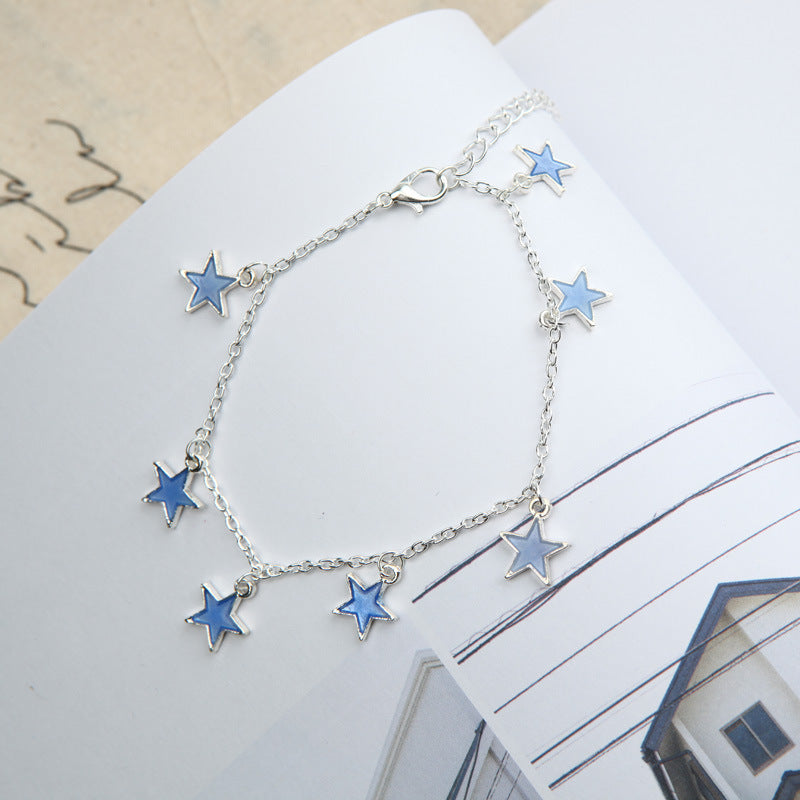 Bijoux de pied bracelet étoile lumineuse