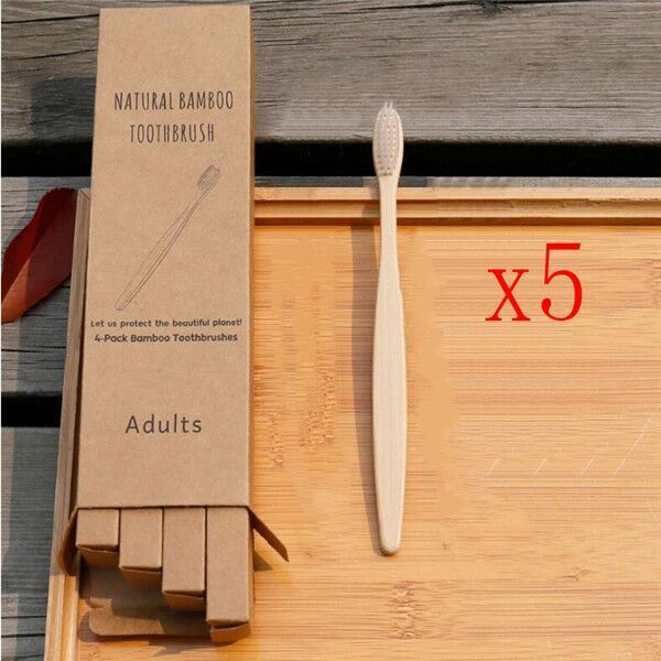 Eco Friendly Bamboo Soft Fiber Toothbrushes