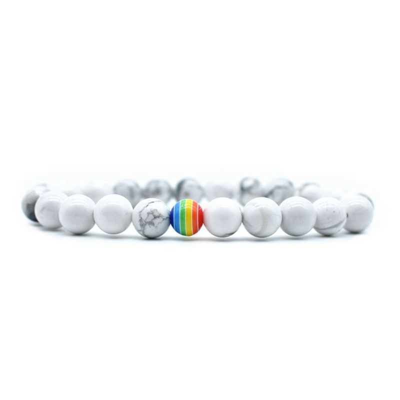 Stenpärlor Pararmband Vulkaniska stenpärlor Armband