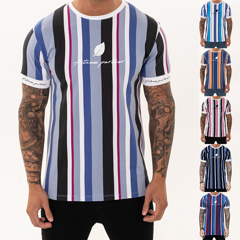 T-shirt de fitness décontracté pour hommes