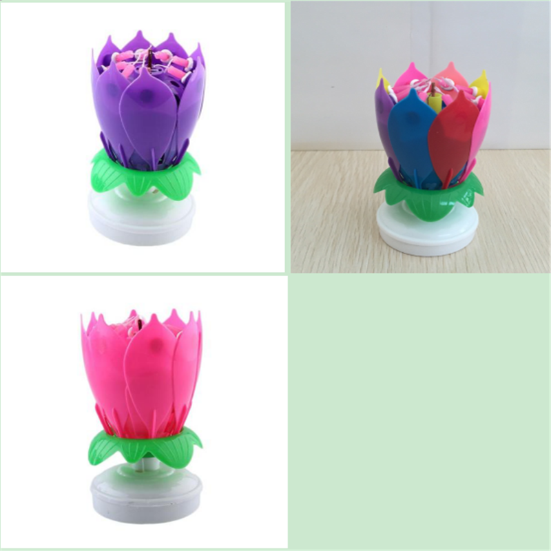 Incroyables bougies de lotus