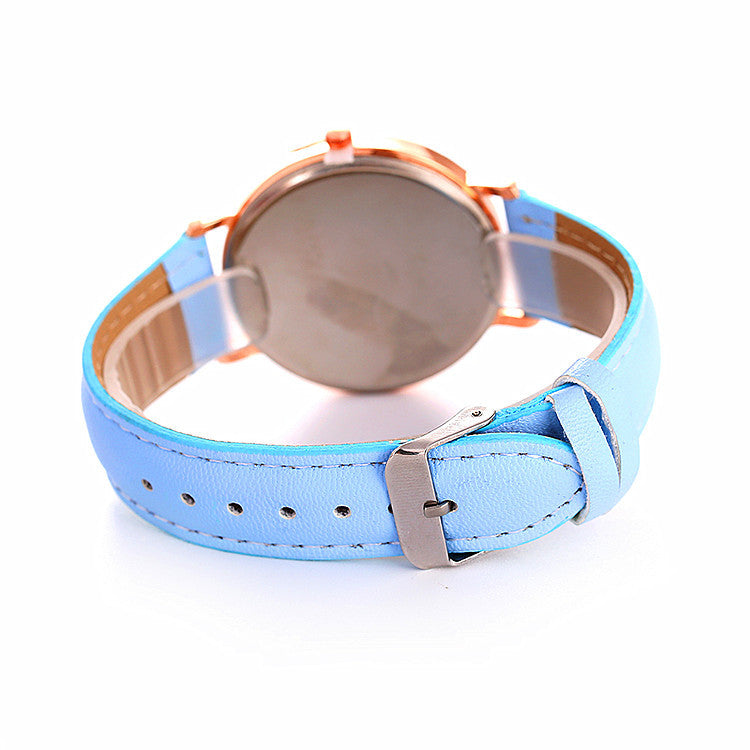 Mode simple style femmes montres quartz montres femme robe montres horloge