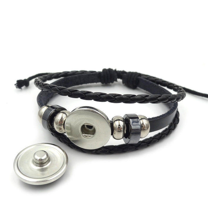 TaiYin Yang Charm Armband Flerskiktad Flätad Armband Vintage Smycken Herr Läderarmband För Kvinnor Gåva