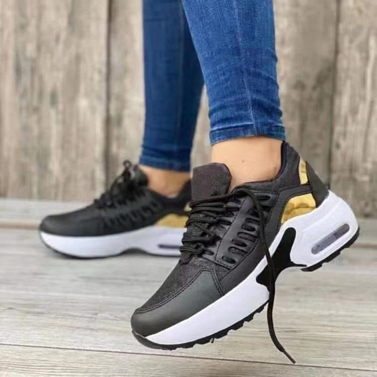 Women's Unisex Wedge Heel Running Sneakers - Low Heel 1-3cm