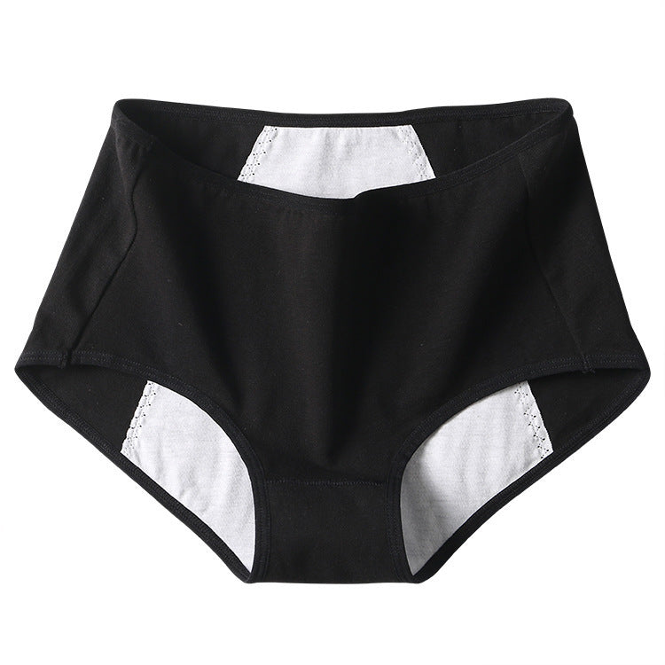 Physiological Pants Girls Ladies breathable antibacterial leak-proof of waist large size menstrual period warm triangle cotton underwear women