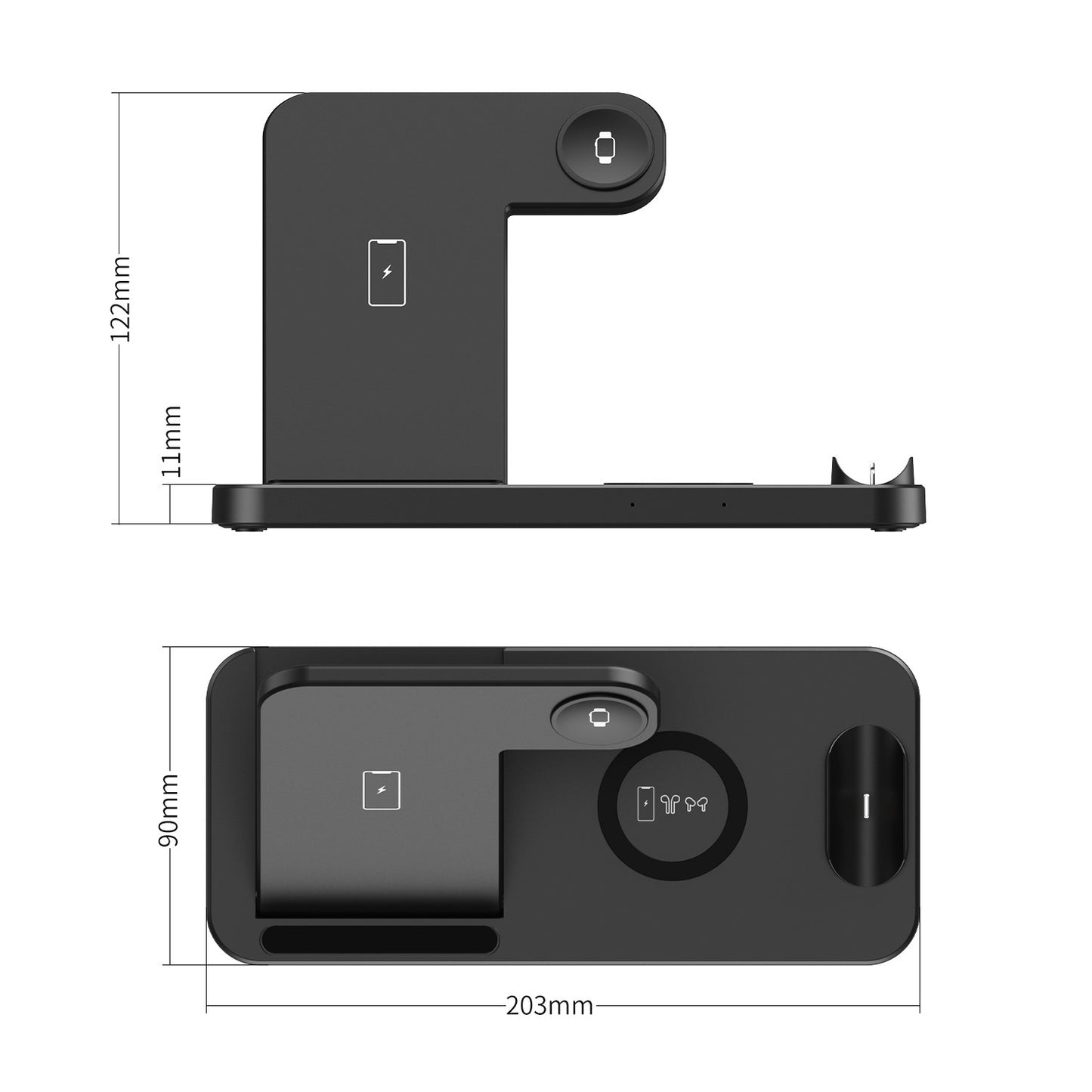 Wireless Charger Three-in-one for Phones and Watches - W33 Model