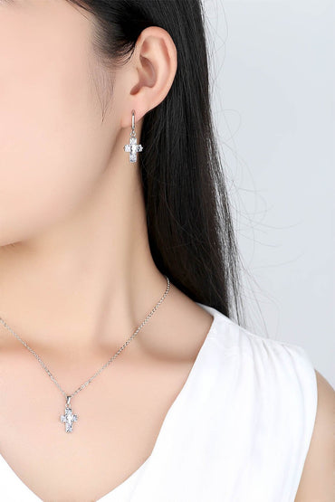 Cross Ornament Set - Gold & Silver