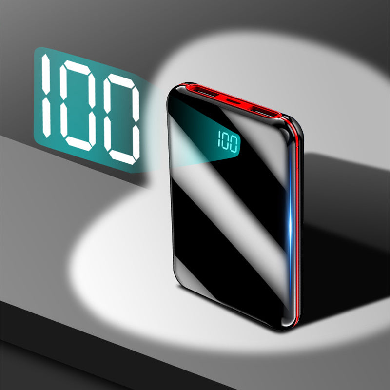 10000mAh Power Bank - External Battery Bank 8W Fast Charging Portable Charger with Dual USB Output