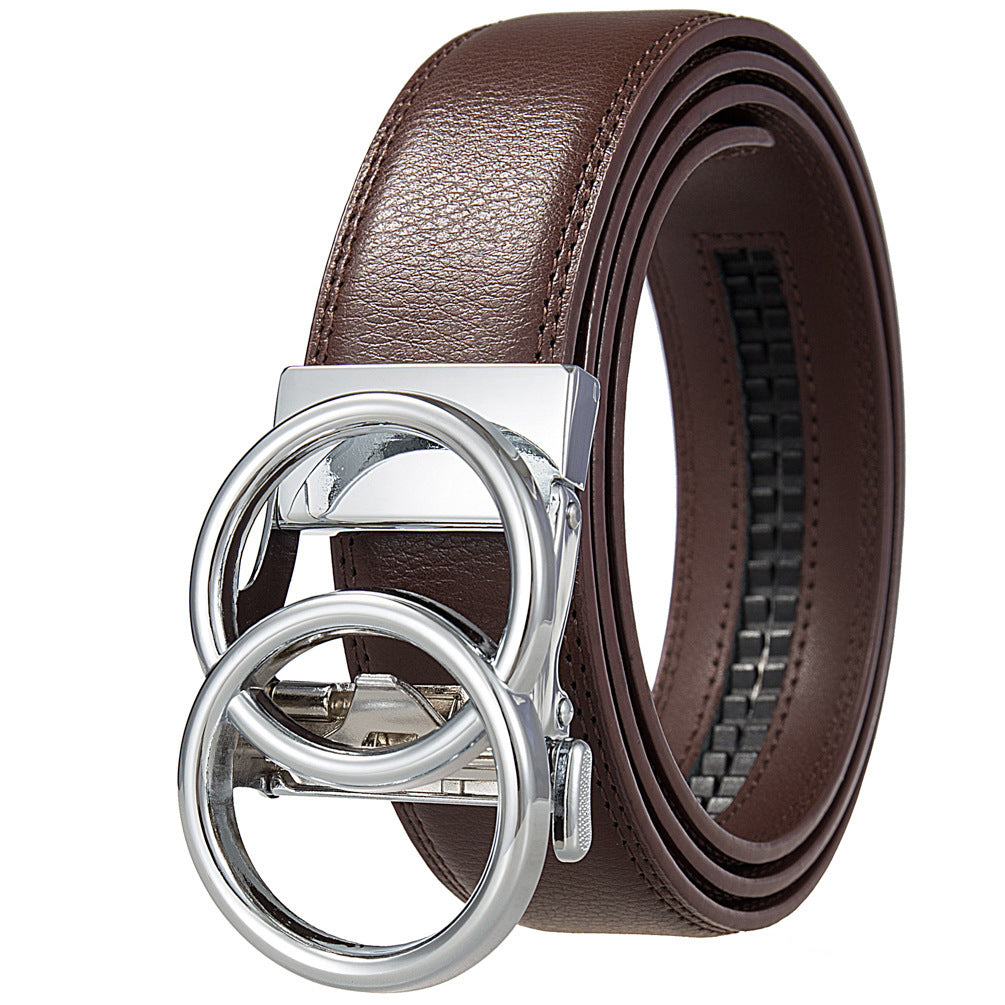 Men's Fashion Comfort Click Belt - Premium Metallic Buckles