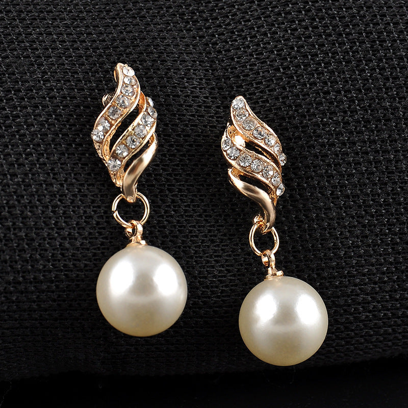 Bridal Beads Pearl Necklace - European and American Wedding Jewelry