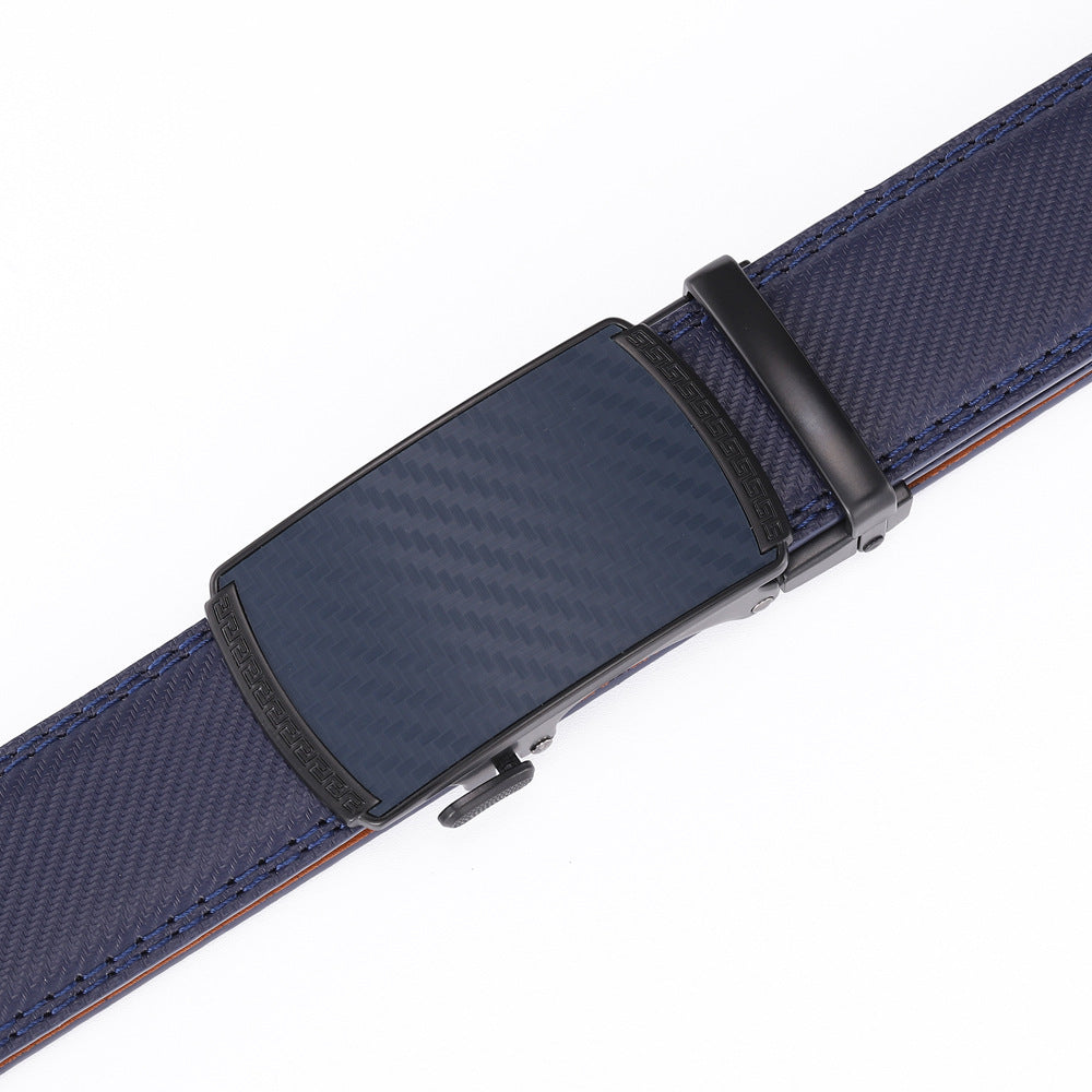 Men's Fashion Leather Belt Automatic Buckle - Effortless Style
