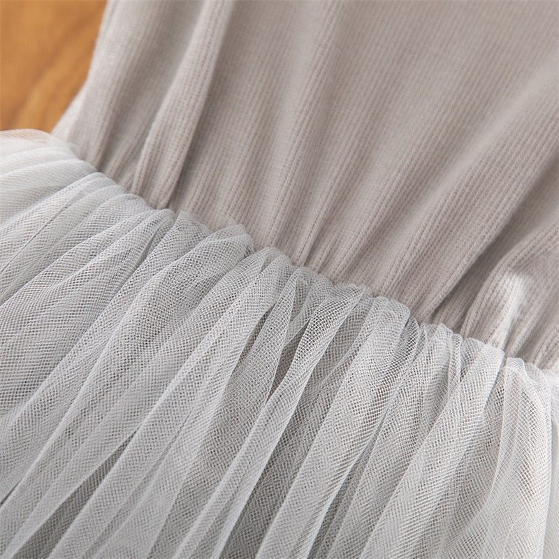 Robe décontractée en dentelle pour enfants de 3 à 8 ans
