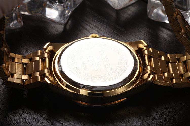 Lyxmärke Herr Guld Klädklockor Rostfritt Stål