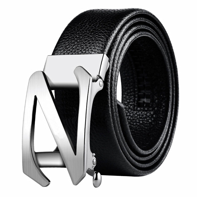 Men's Plus Size Extended Automatic Buckle Belt - Inclusive Comfort