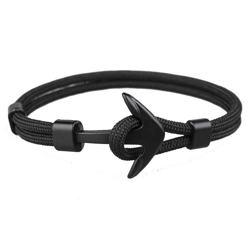 Ankararmband Paraply Svart Pirat Ankare Handrem Gåva