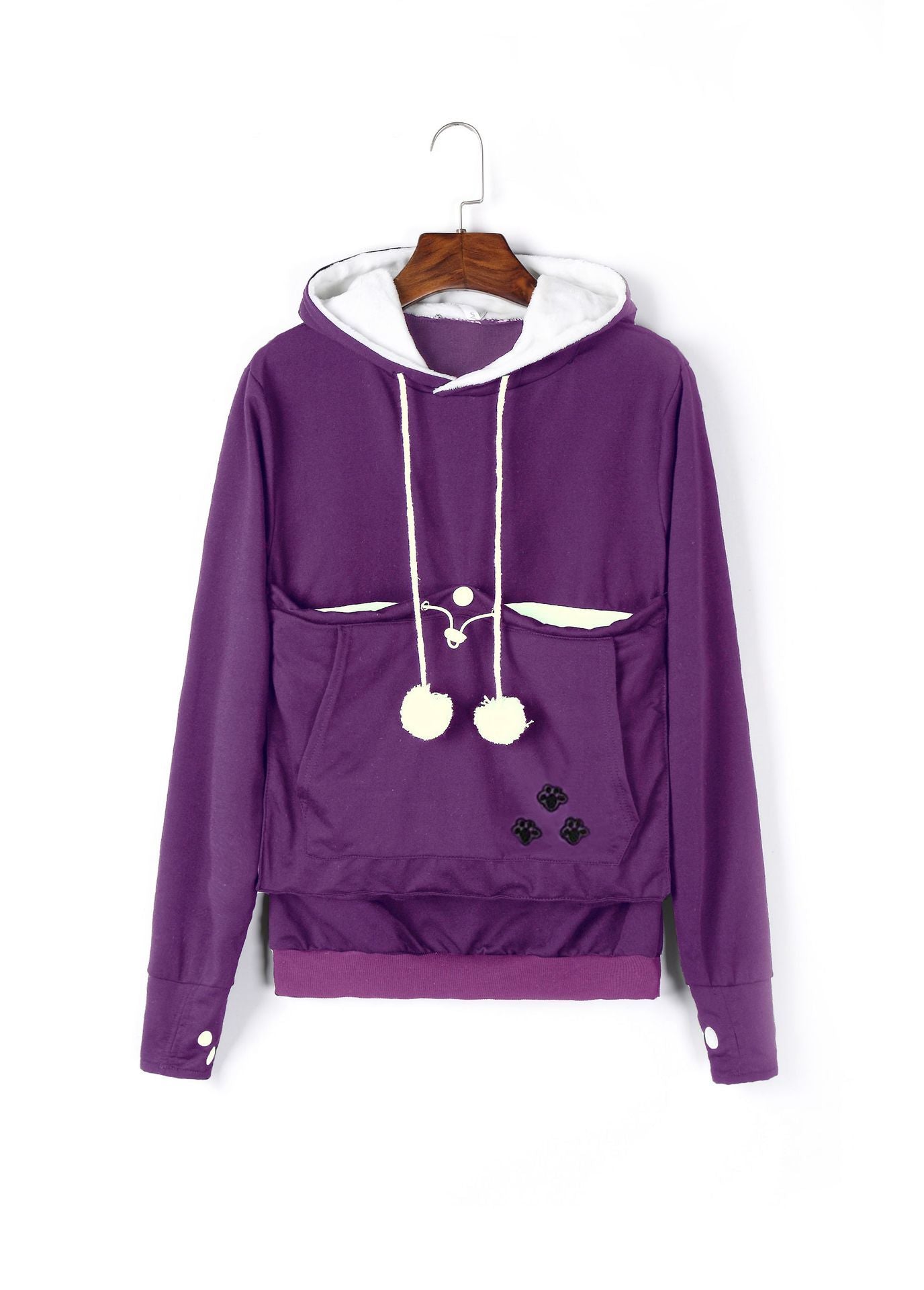 Adorable Hoodies with Pet Pocket for Women - Winter Collection