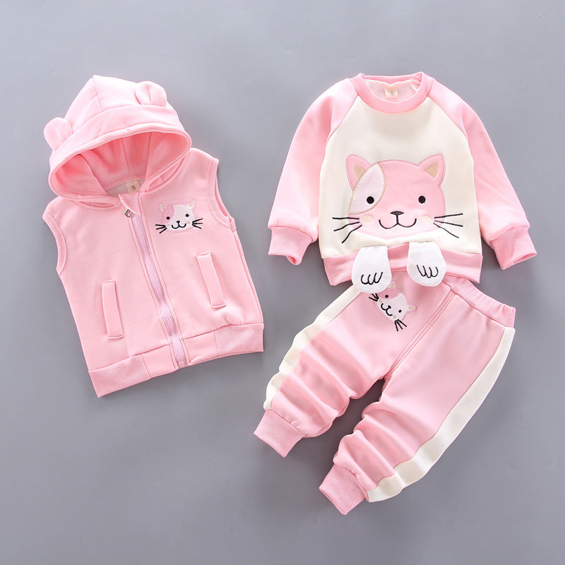 Children's Thick Three-Piece Suit
