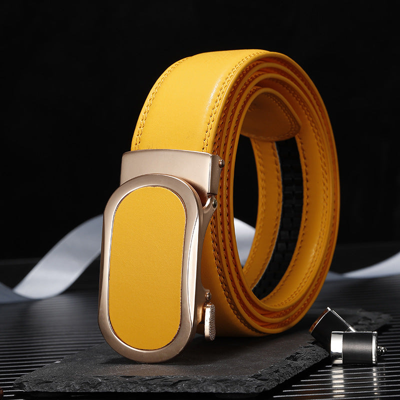 Men's Artificial Leather Comfort Click Belt - Flexible Innovation