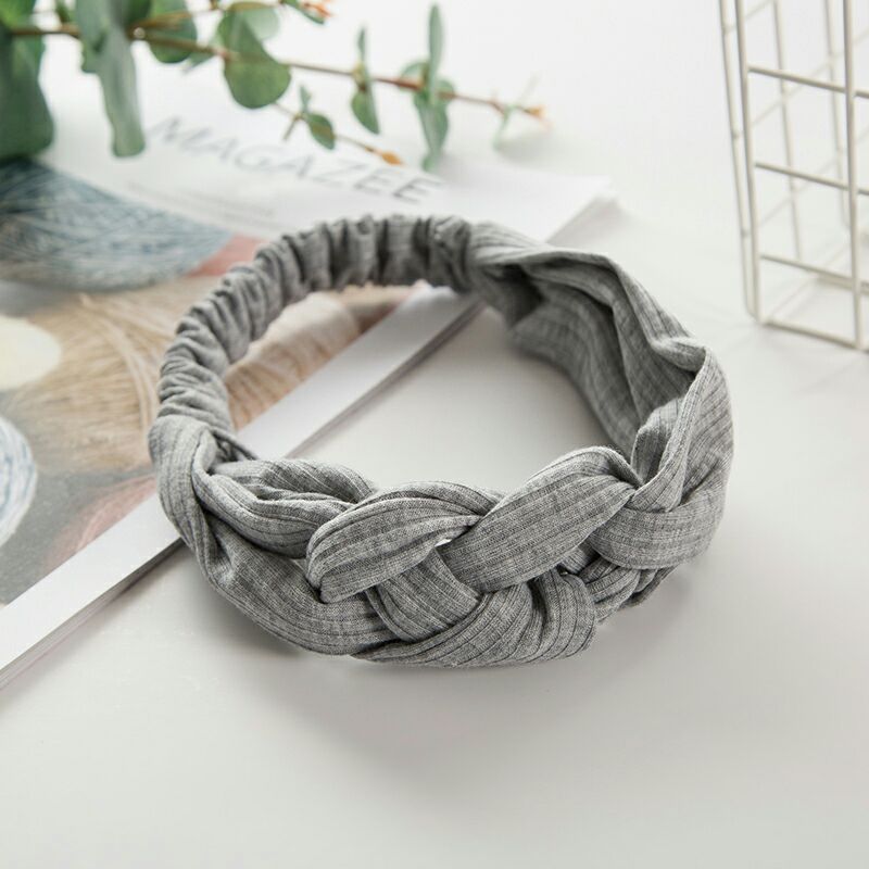 Bandeau tricoté bandeau croisé