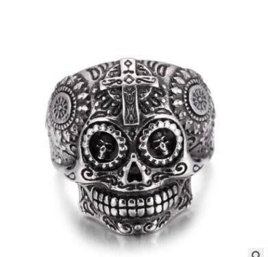 Skull Ring Smycken Mode Ring