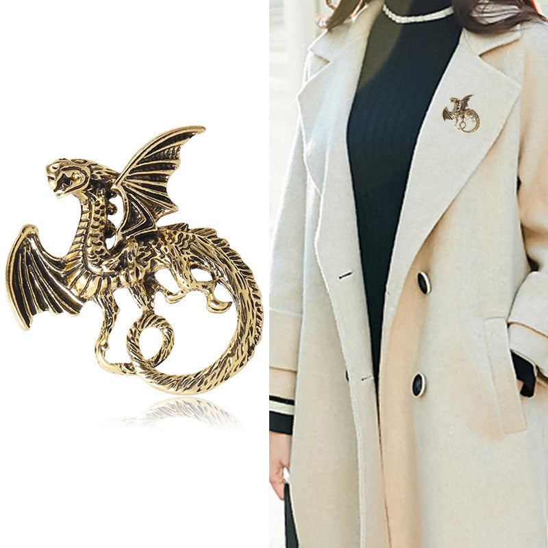 Elegant Mens Suit Accessories Collar Pins Brooch