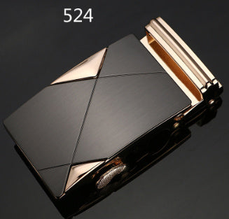 Wide Alloy Belt Buckle - Bold Statement