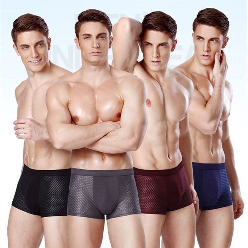 Herrshorts med tryck i presentförpackning