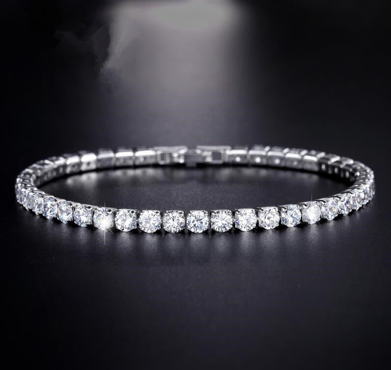 Cubic Zirconia Tennis armband & Armband för kvinnor julklappar Nya mode dam smycken