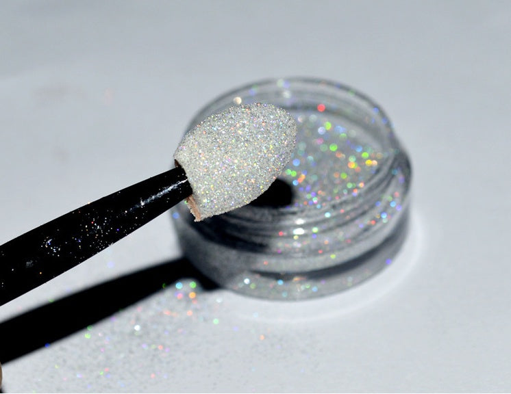 Rainbow Mirror Powder - UV TOP COAT Required | Eyeshadow Stick Application