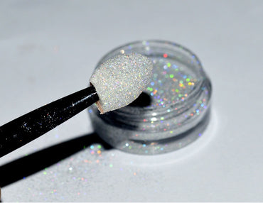 Rainbow Mirror Powder - UV TOP COAT Required | Eyeshadow Stick Application