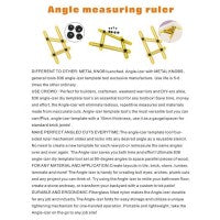 Multi-function Four Folding Measuring Rulers