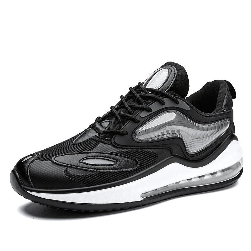 Summer Air Cushion Men's Shoes - Space Black/White