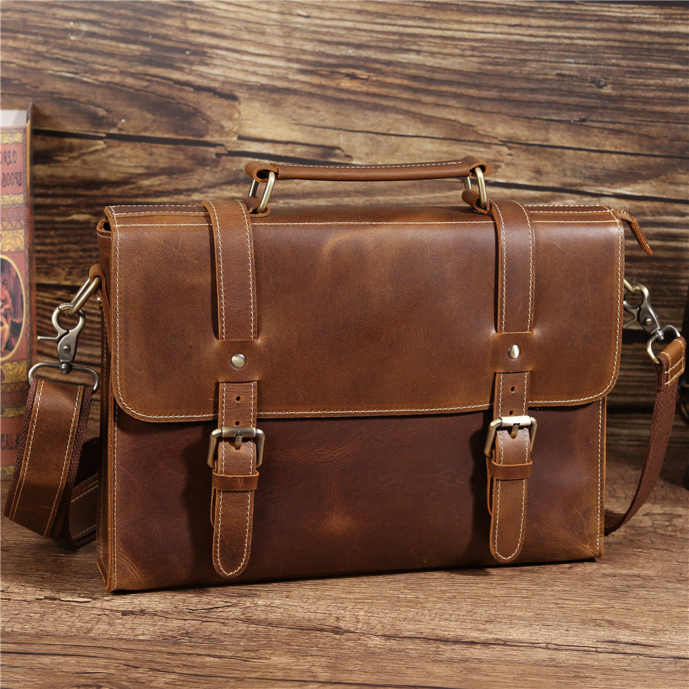 Sac à main d'affaires vintage Kumon pour hommes