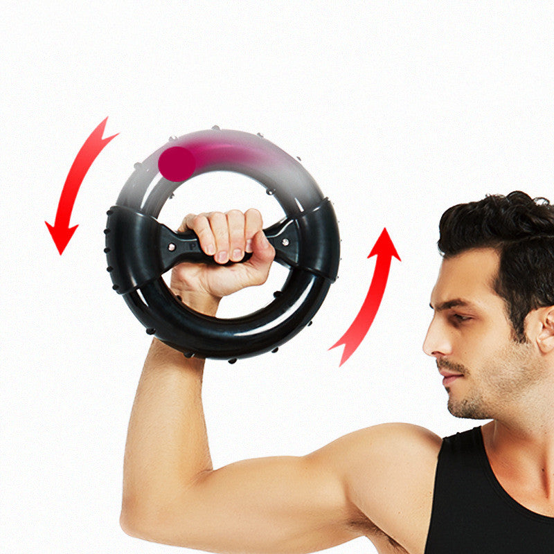 Professional Ring Muscle Gym Equipment - Centrifugal Force Trainer (ABS Shell, Steel Ball, Jianli Ring Model)
