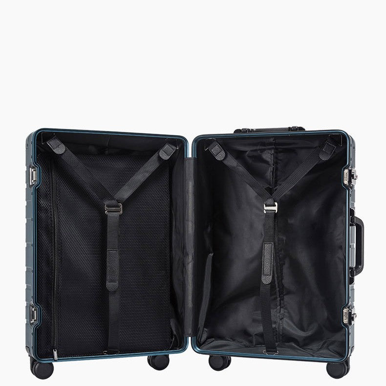 All Aluminium Magnesium Alloy Trolley Case Universal Wheel Metal Box