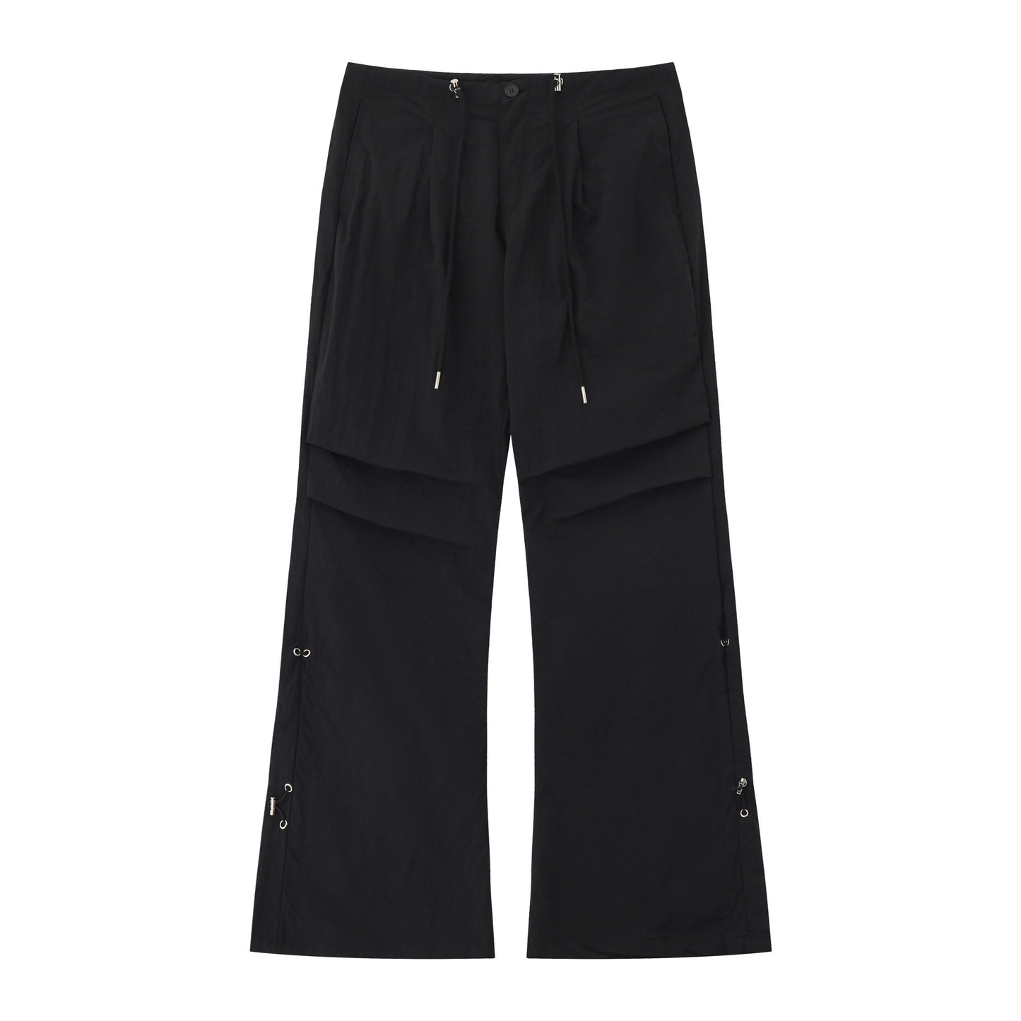 Pantalons décontractés plissés pour femmes, vêtements de travail à cloche